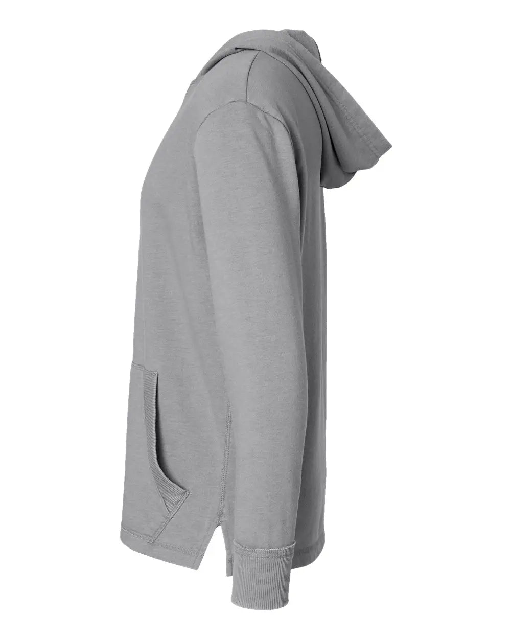 Lat 6936 Vintage Wash Fleece Hoodie - Washed Grey