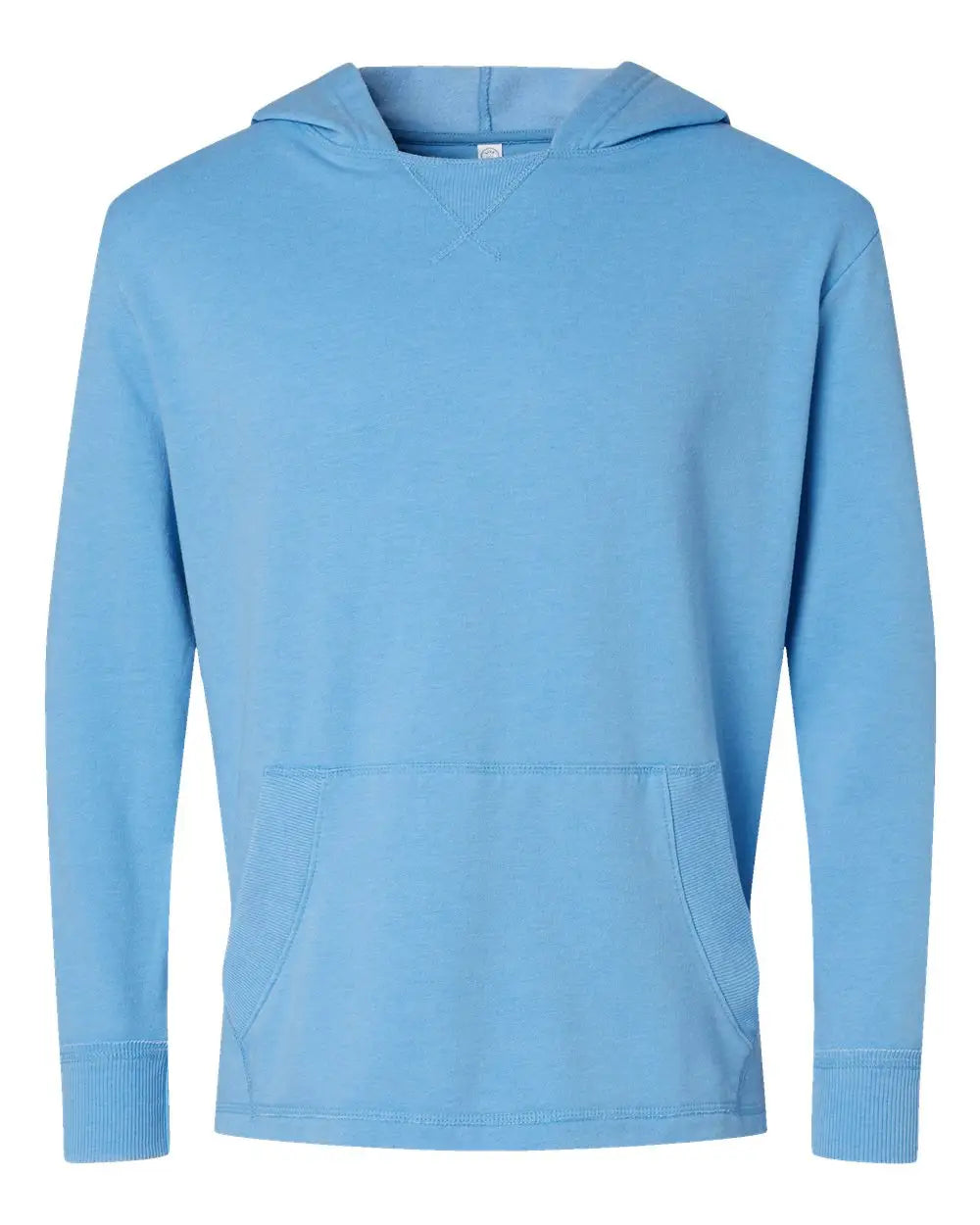 Lat 6936 Vintage Wash Fleece Hoodie - Washed Tradewind - Blue / s