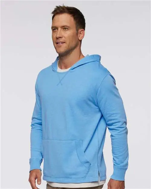 Lat 6936 Vintage Wash Fleece Hoodie - Washed Tradewind
