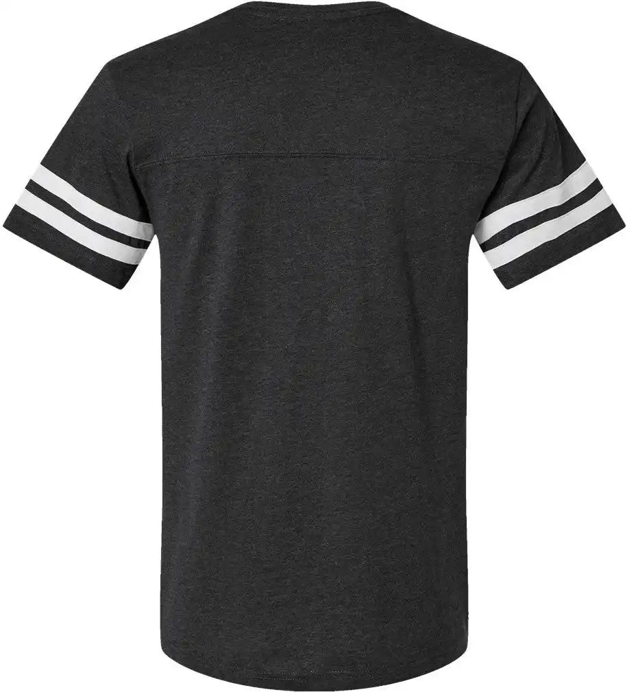 Lat 6937 Football Fine Jersey Tee - Vintage Smoke White - Smoke/ / s