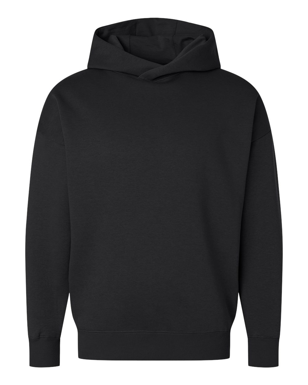 Lat 6956 Unisex Heavyweight Hoodie Sweatshirt - Black