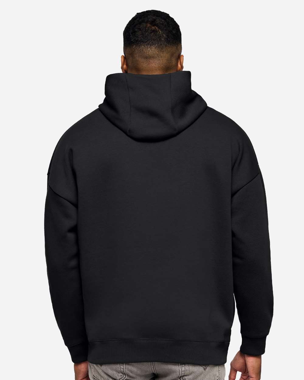 Lat 6956 Unisex Heavyweight Hoodie Sweatshirt - Black