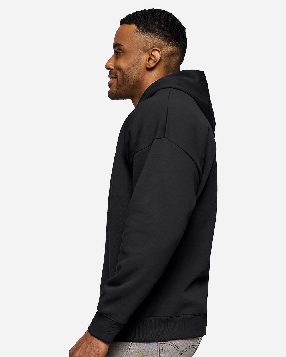 Lat 6956 Unisex Heavyweight Hoodie Sweatshirt - Black