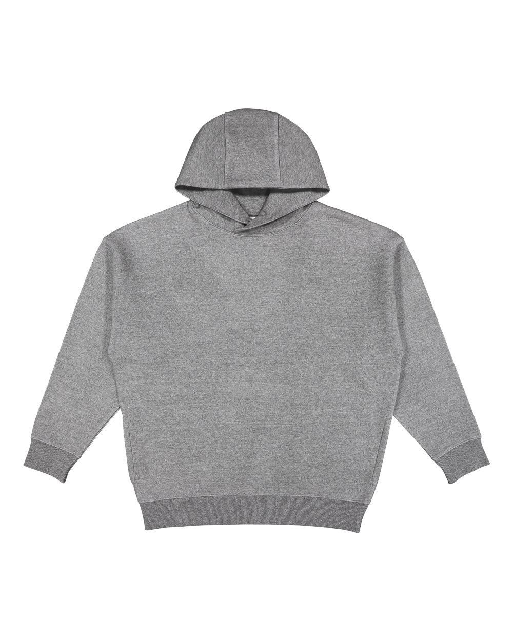 Lat 6956 Unisex Heavyweight Hoodie Sweatshirt - Granite Heather
