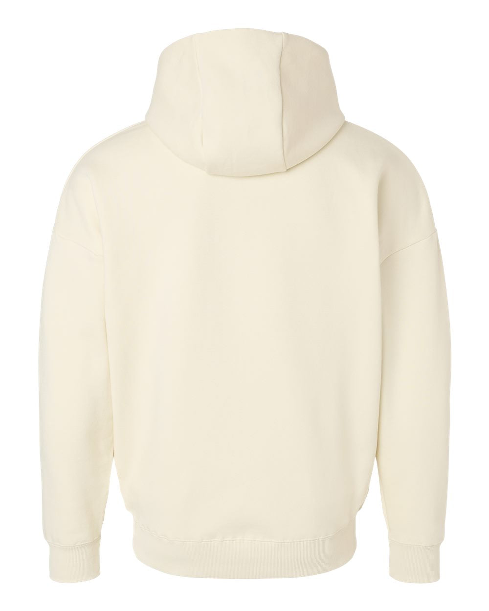 Lat 6956 Unisex Heavyweight Hoodie Sweatshirt - Natural