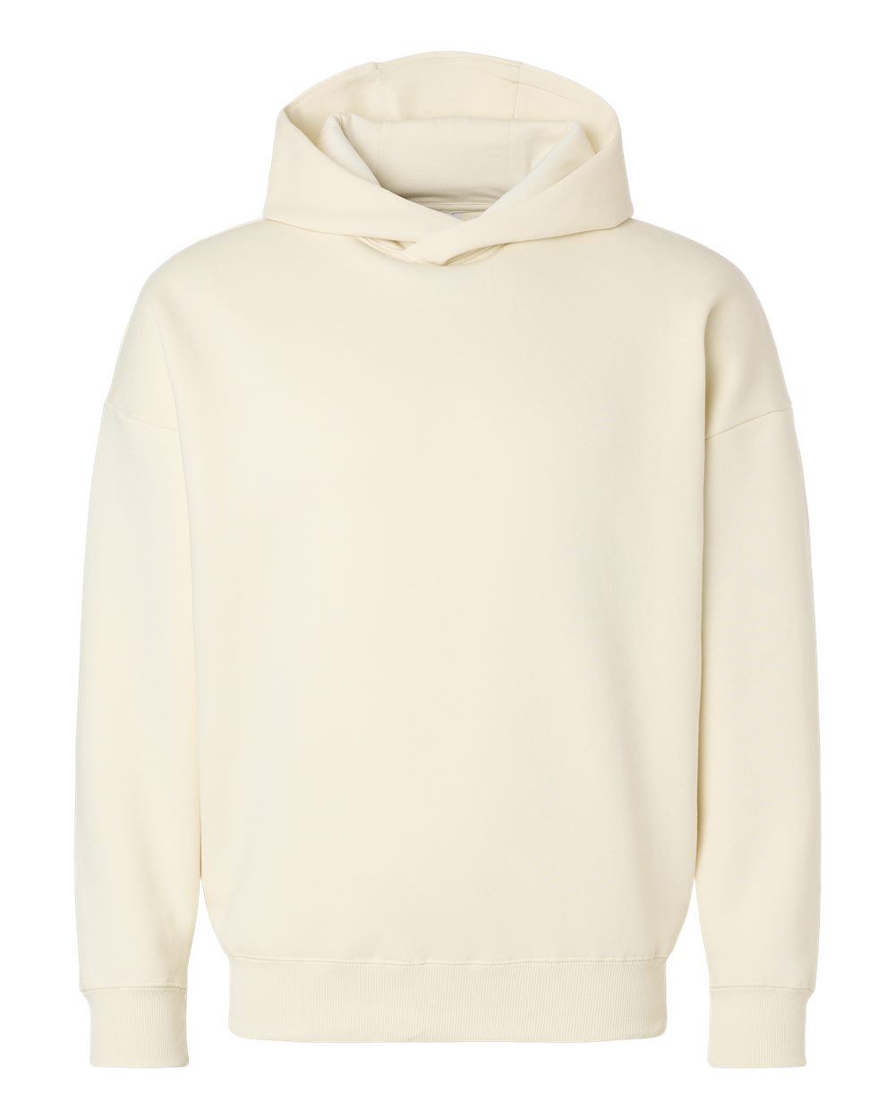 Lat 6956 Unisex Heavyweight Hoodie Sweatshirt - Natural