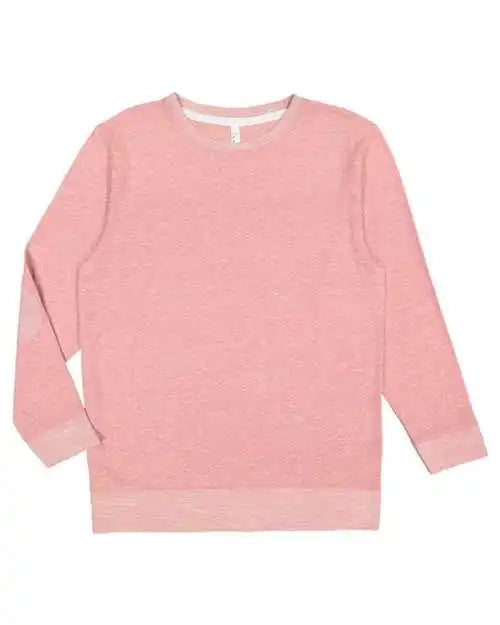Lat 6965 Harborside Melange French Terry Pullover Mauvelous