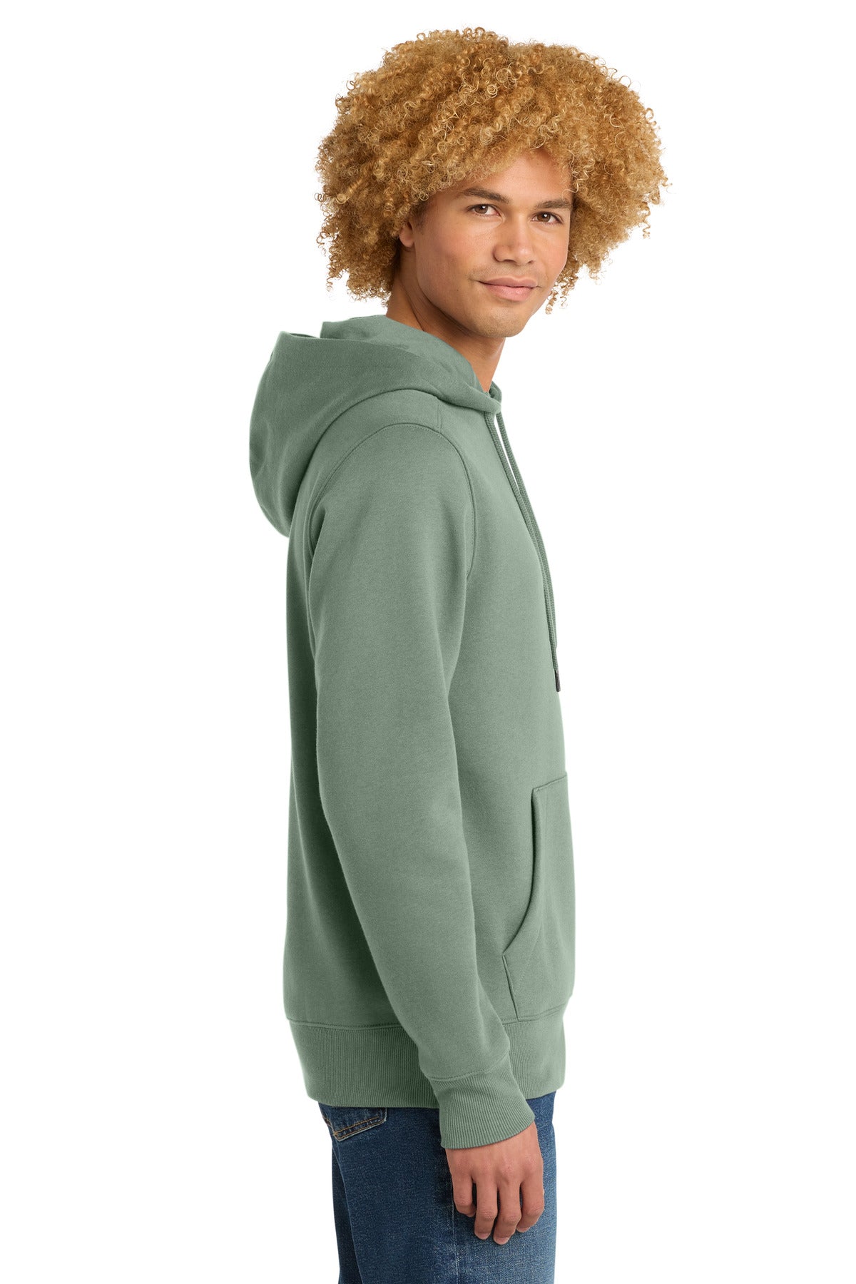 LaurelGrn District Perfect Weight Fleece Hoodie DT1101
