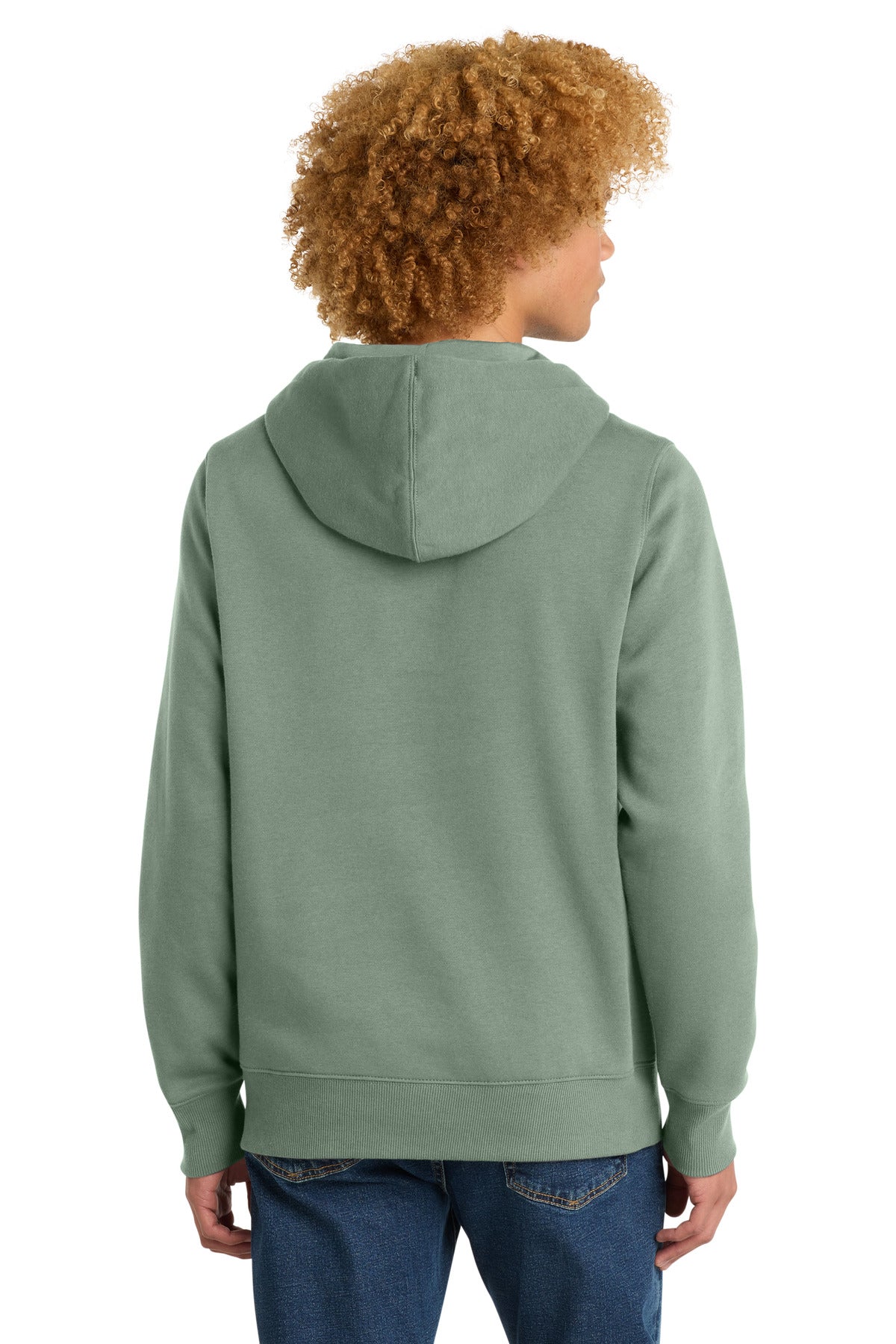 LaurelGrn District Perfect Weight Fleece Hoodie DT1101