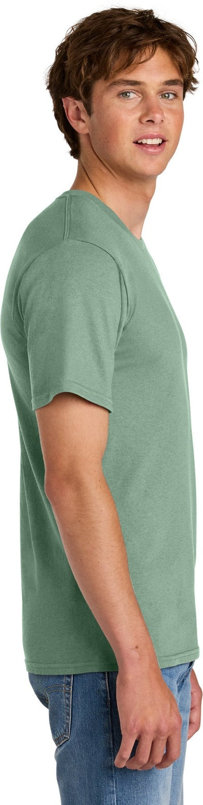 LaurelGrn Port & Co Easy Cotton Tee PC43