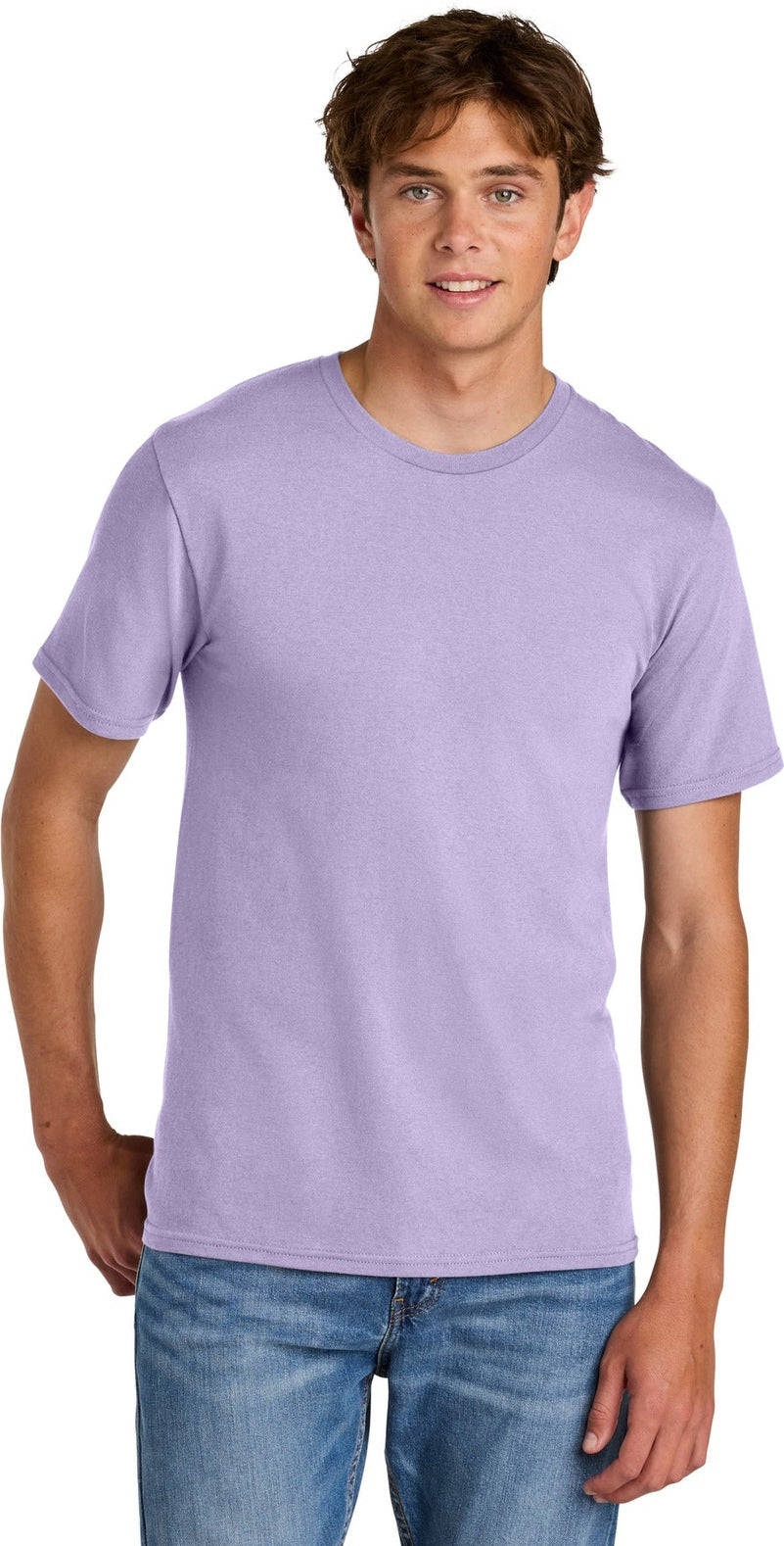 Lavender Port & Co Easy Cotton Tee PC43