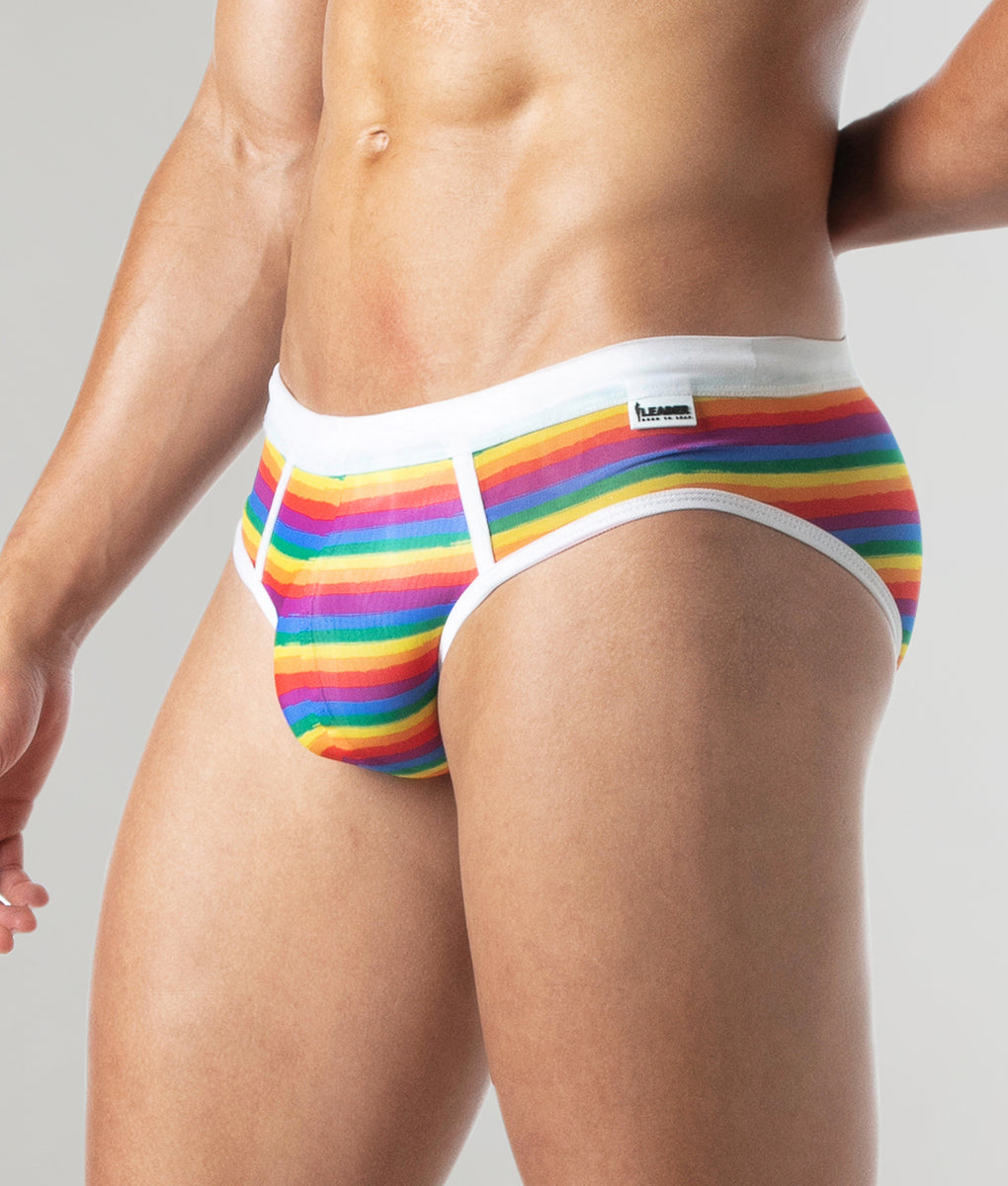 Leader Pride Mesh Swim Brief