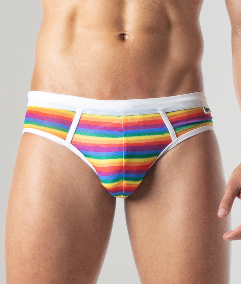 Leader Pride Mesh Swim Brief
