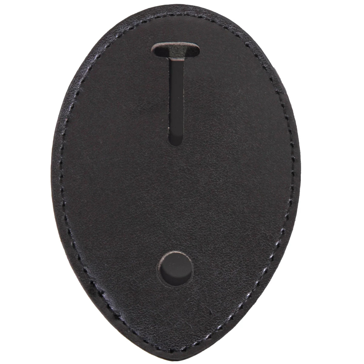 Leather Clip-on Badge Holder