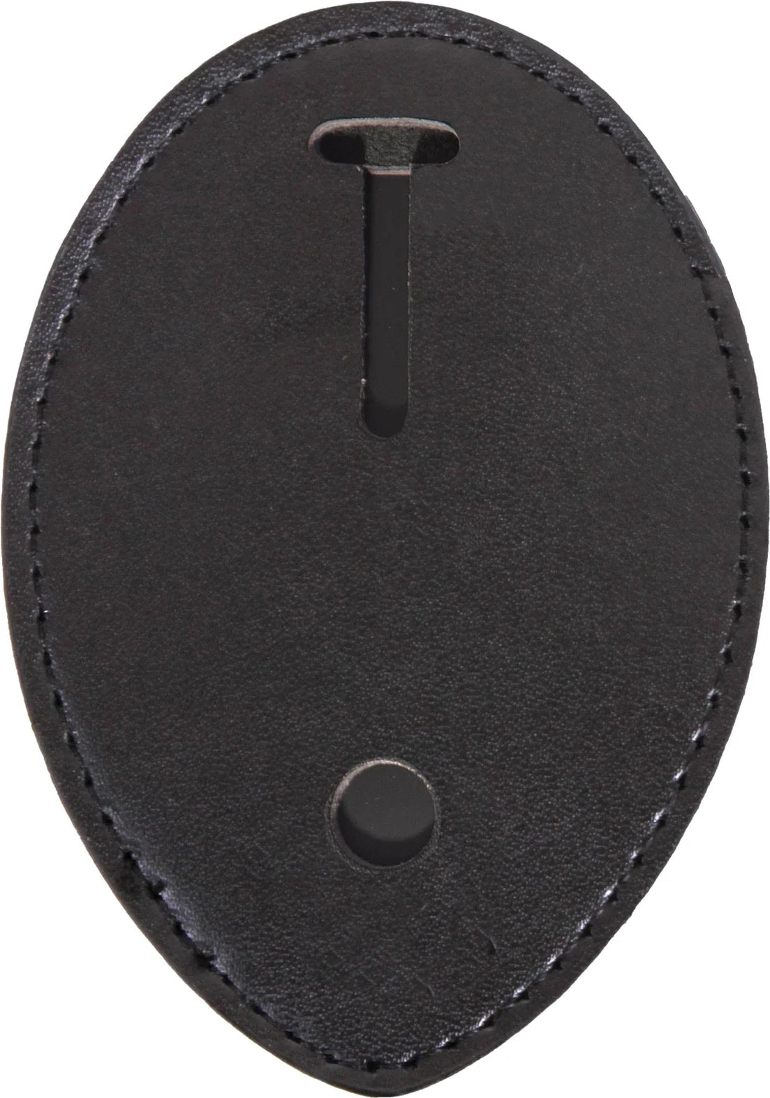 Leather Clip-on Badge Holder