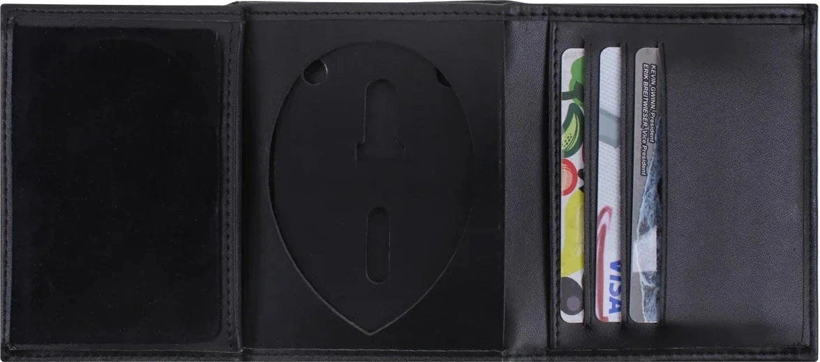 Leather Id & Badge Wallet