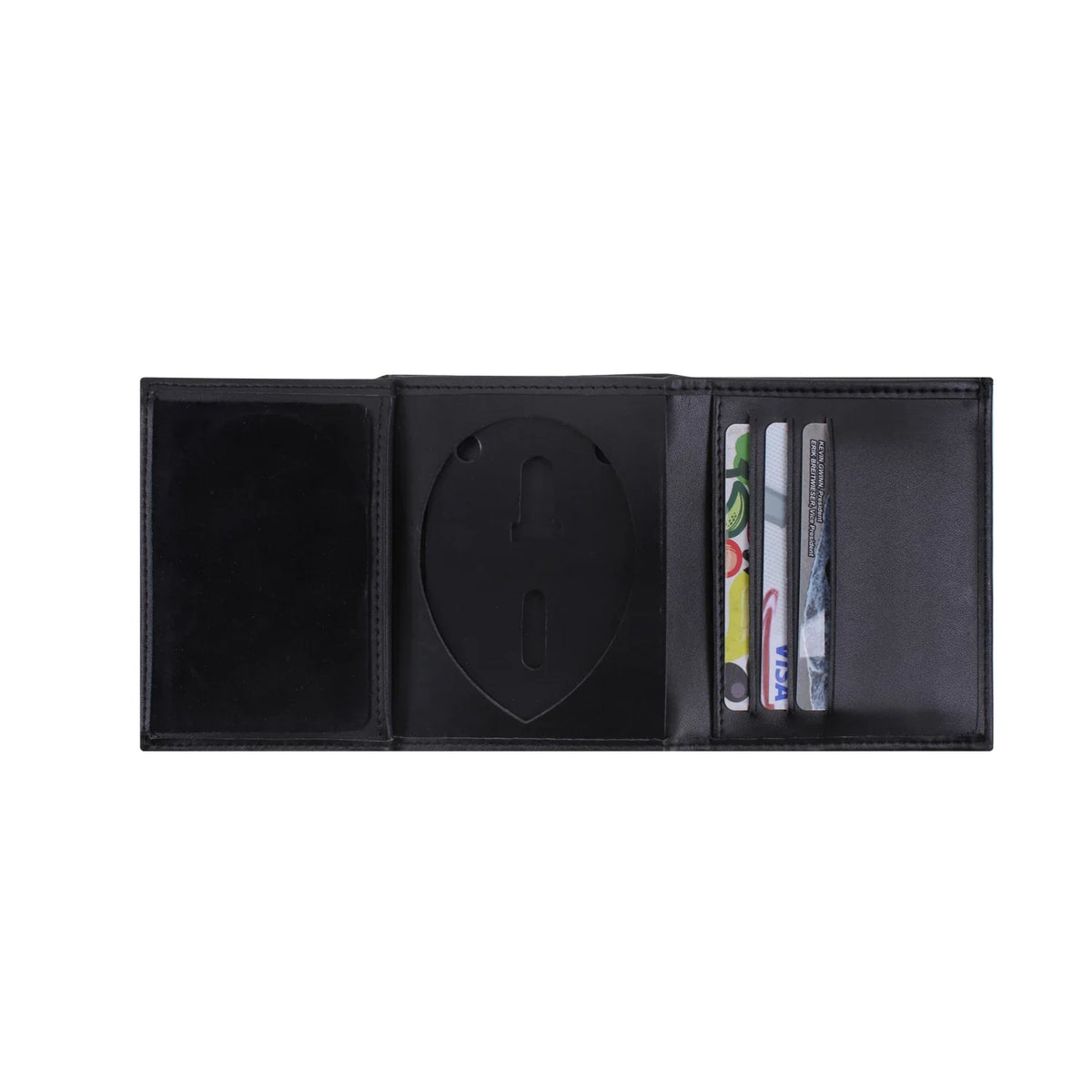 Leather Id & Badge Wallet