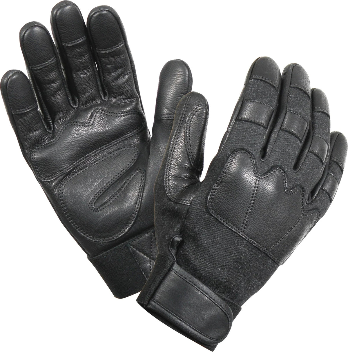 Leather Knuckle Gloves - s