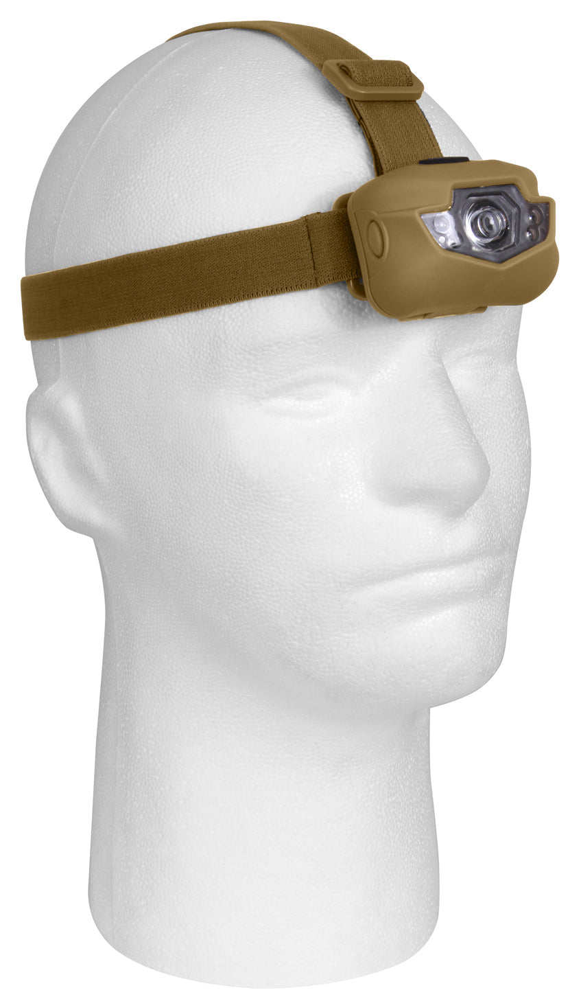 Led 5 Bulb Headlamp - Black