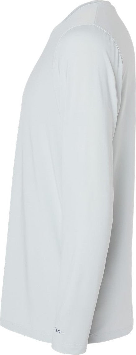 Left View of Aluminum Aruba Extreme Performance Long Sleeve T-Shirt - 222