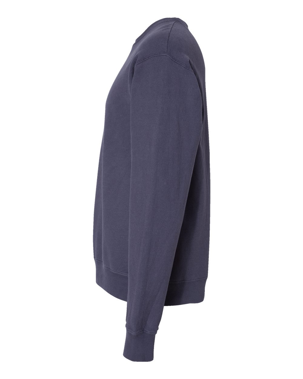 Left View of Anchor Slate Garment-Dyed Crewneck Sweatshirt - GDH400