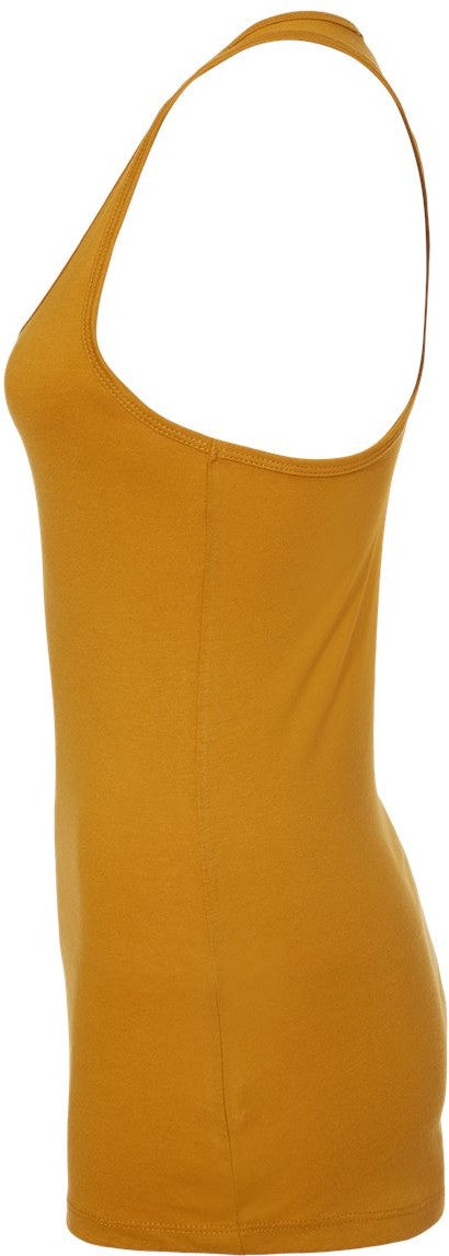 Left View of Antique Gold Women&#39;s Ideal Racerback Tank - 1533