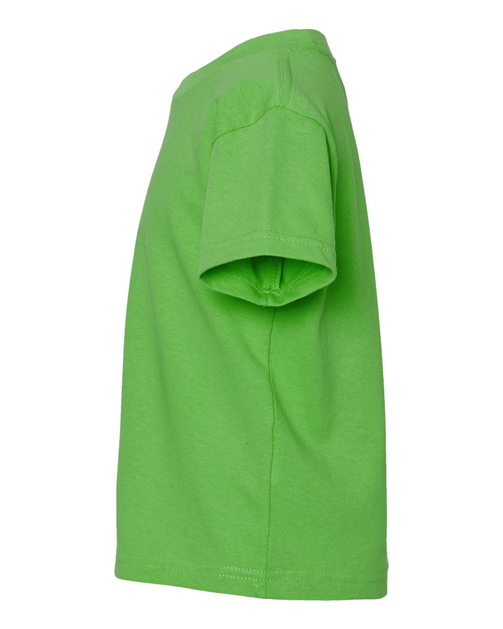Left View of Apple Juvy Youth Short Sleeve T-Shirt - 3301J