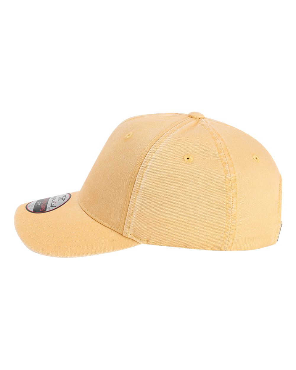 Left View of Apricot The Gambit Cap - X240