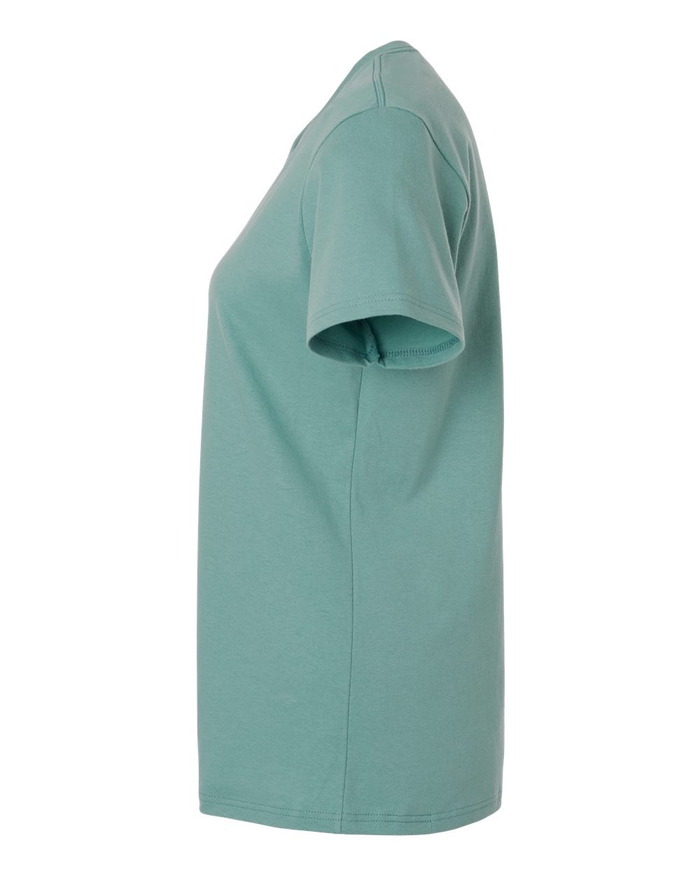 Left View of Aquatic Heavy Cotton™ Women’s T-Shirt - 5000L