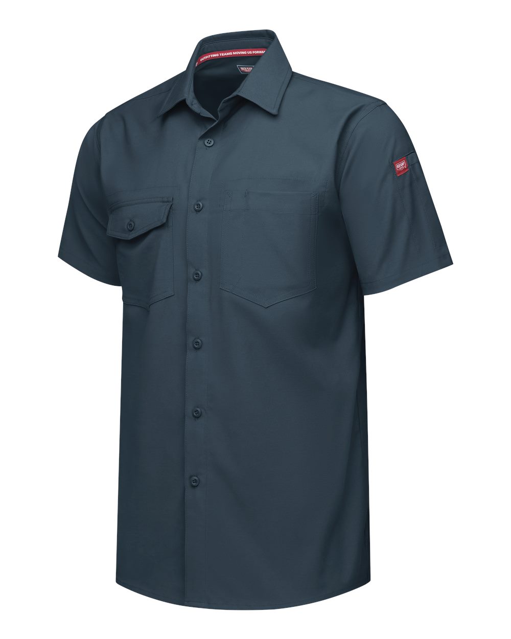 Left View of Arctic Cooling Work Shirt - TSM2