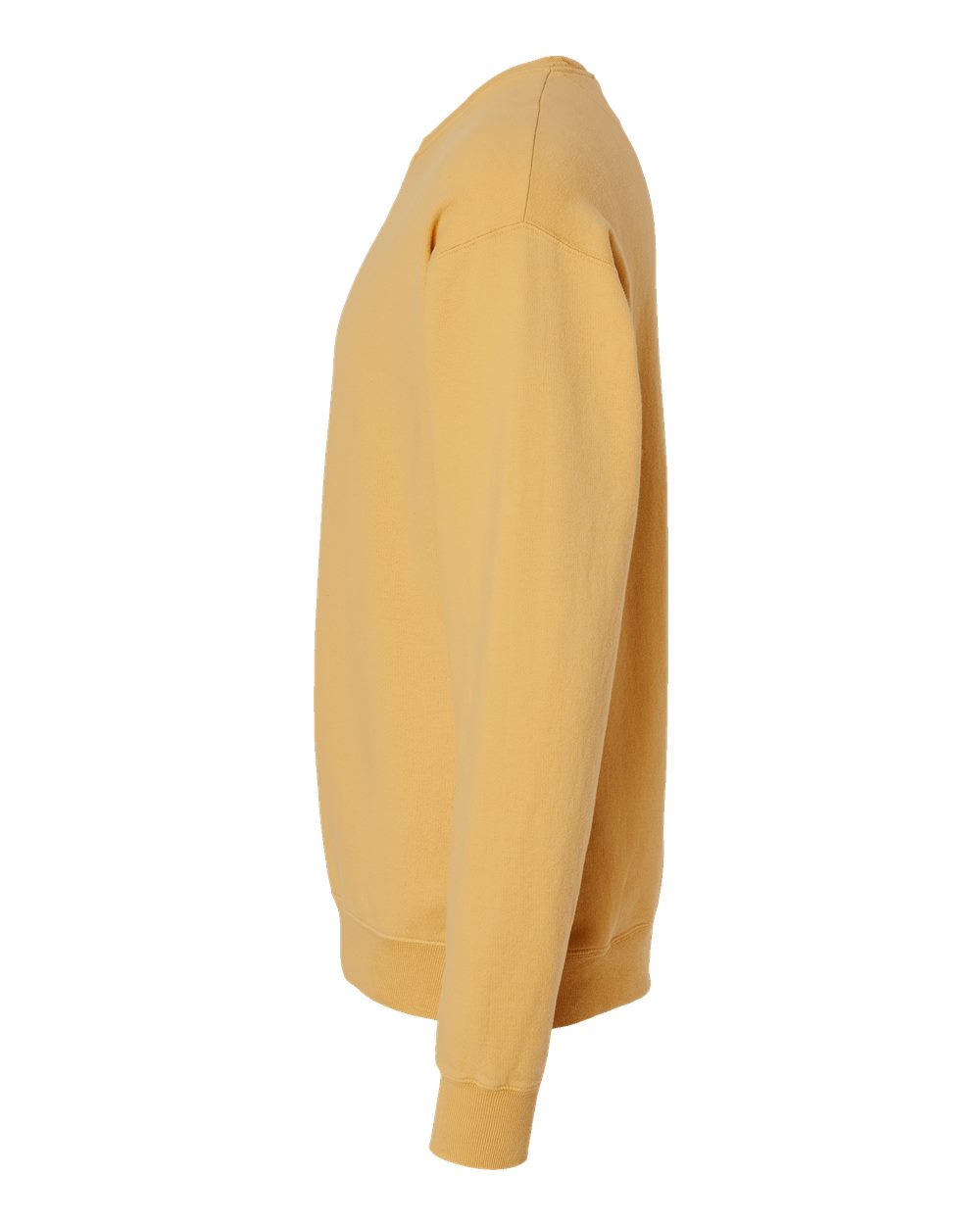 Left View of Artisan Gold Garment-Dyed Crewneck Sweatshirt - GDH400