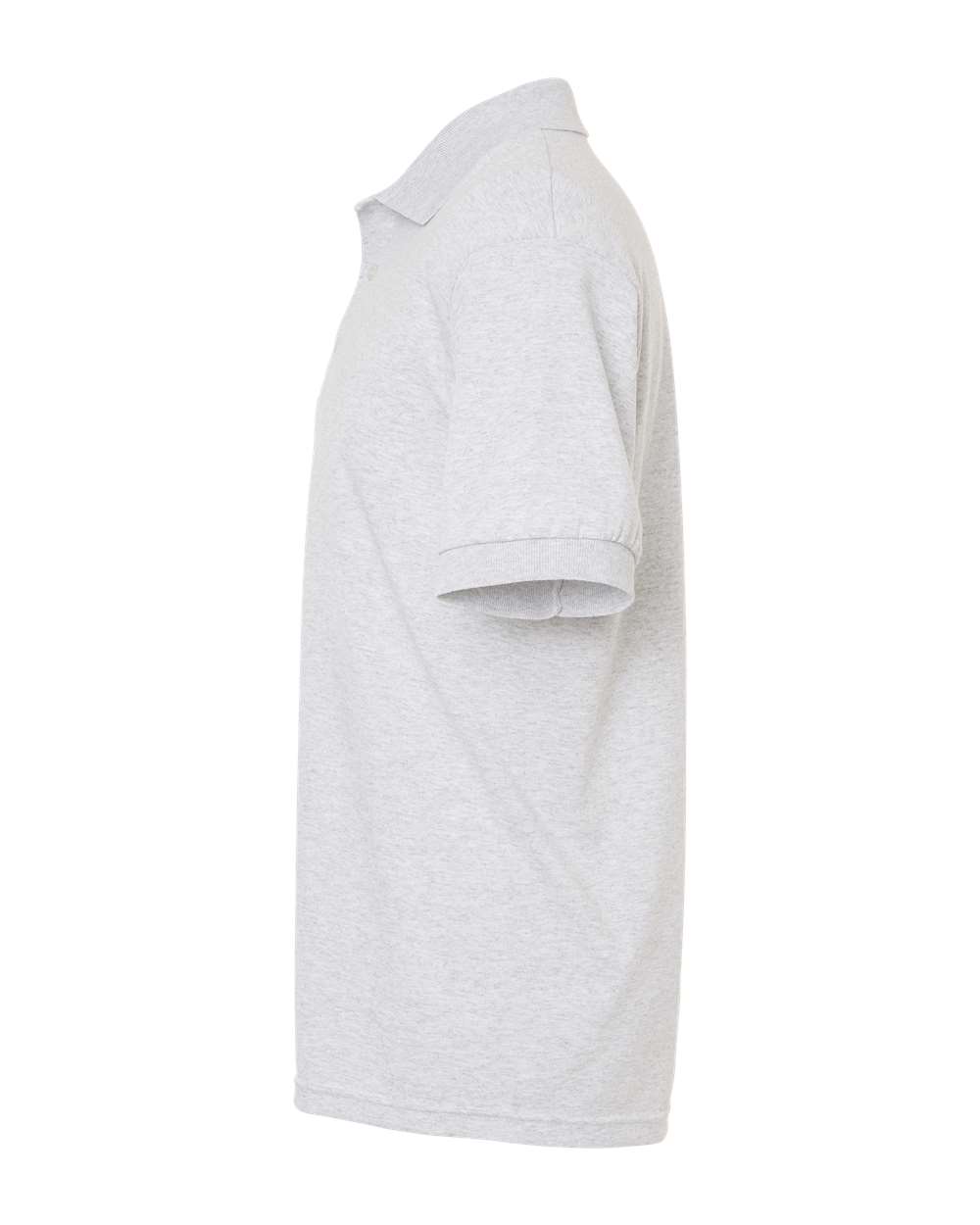 Left View of Ash DryBlend® Jersey Polo - 8800