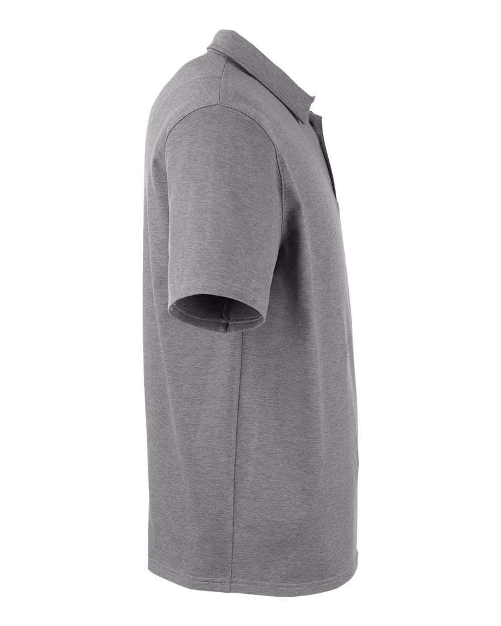 Rear View of Ash Grey Marbled Fairway Polo - MDP1799