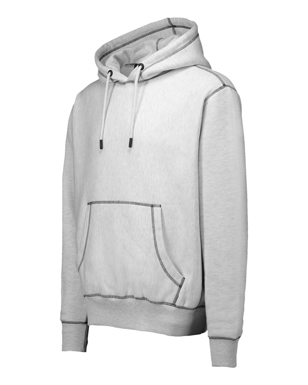 Left View of Ash Pro-Weave® Sideline Hooded Sweatshirt - 20142