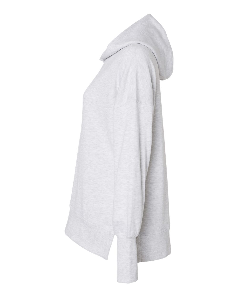 Left View of Ash Women&#39;s French Terry Hooded Sweatshirt - W23720