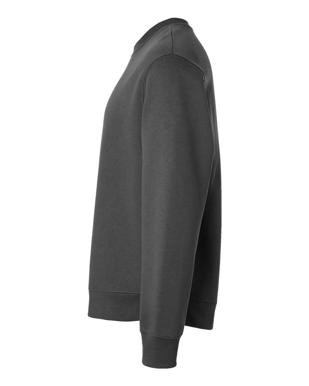 Left View of Asphalt 10 oz. Heavyweight Sweatshirt - 4711
