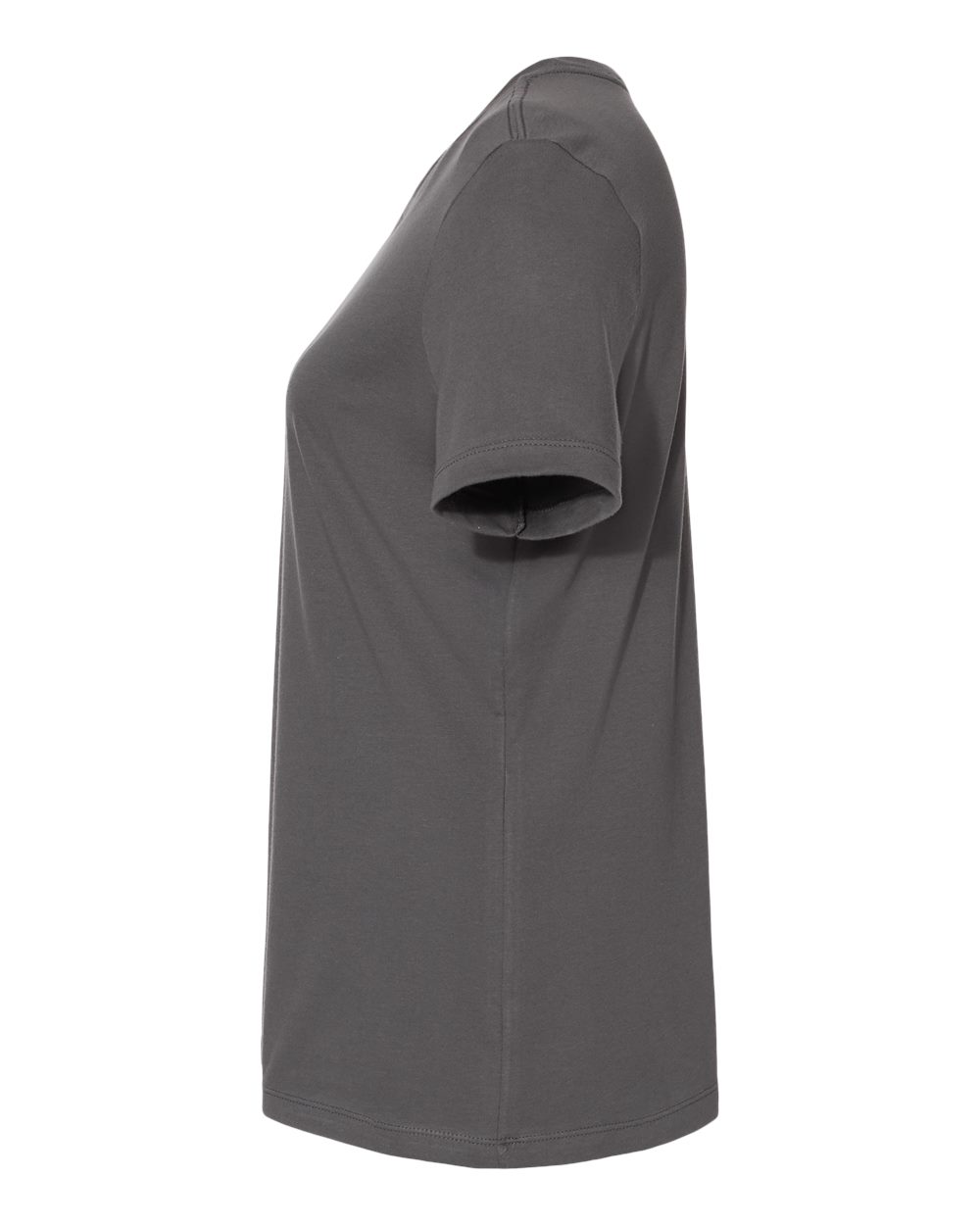 Left View of Asphalt Women’s Relaxed Jersey Tee - 6400