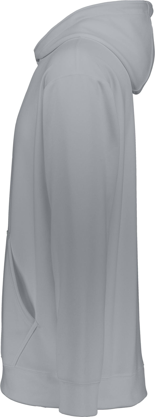 Left View of ATHLETIC GREY YTH WCKNG FLCE HOOD SWEATSHIRT