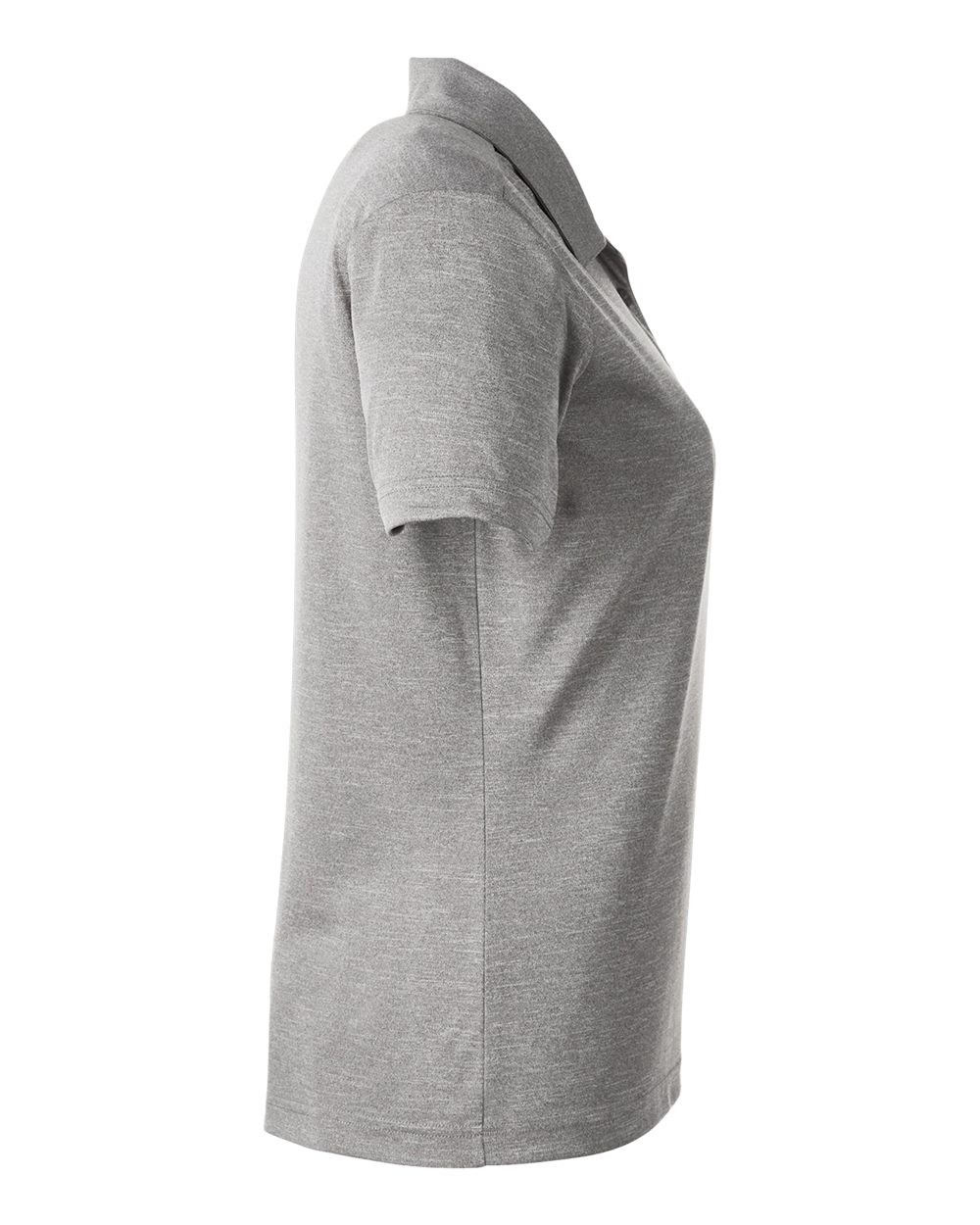 Left View of Athletic Heather Women&#39;s Zone Sonic Heather Performance Polo - TT51HW