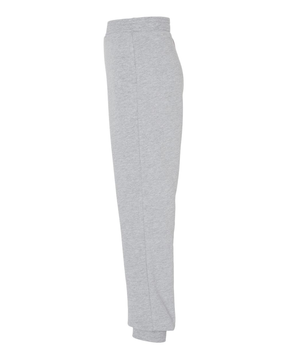 Left View of Athletic Heather Youth Jogger Sweatpants - 3727Y