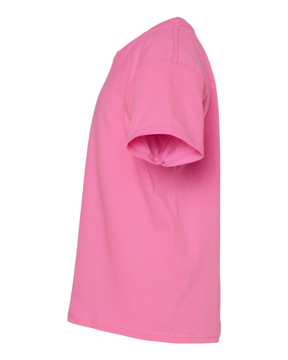 Left View of Azalea Light Cotton Youth T-Shirt - 3000B