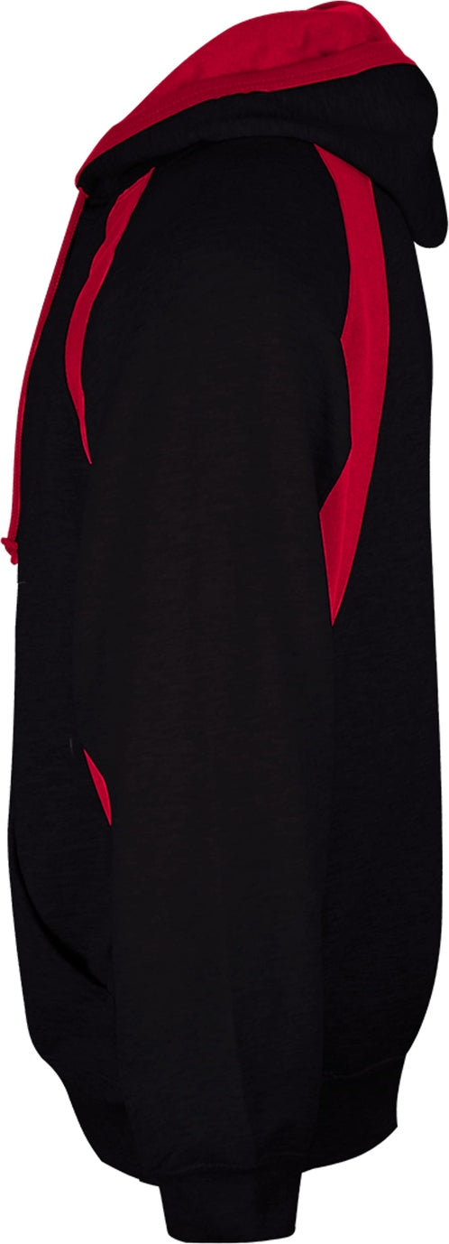 Left View of BA BLACK/RED HOOK HOOD