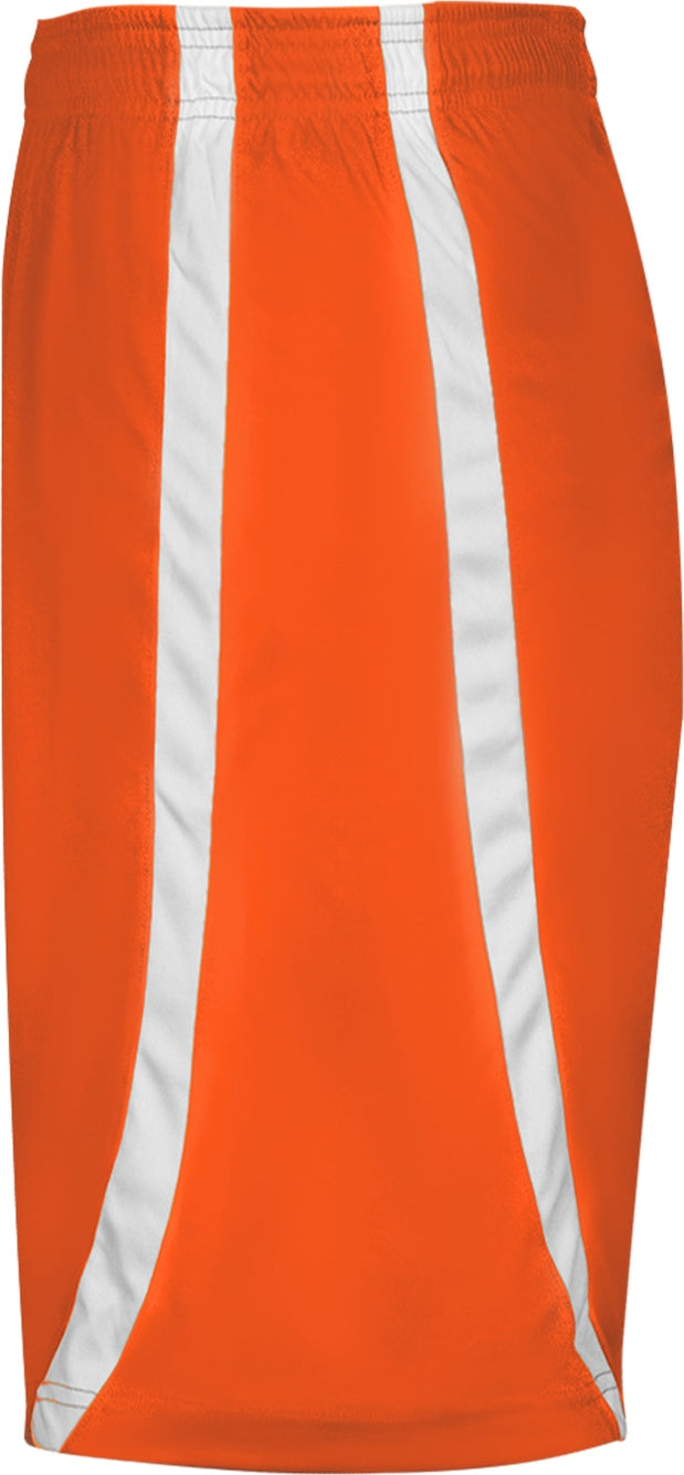 Left View of BA BT. ORANGE/WHITE B-SLAM REV. SHORT