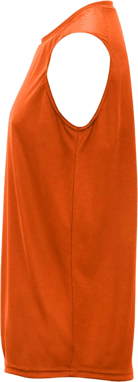 Left View of BA BURNT ORANGE B-CORE SLEEVELESS TEE