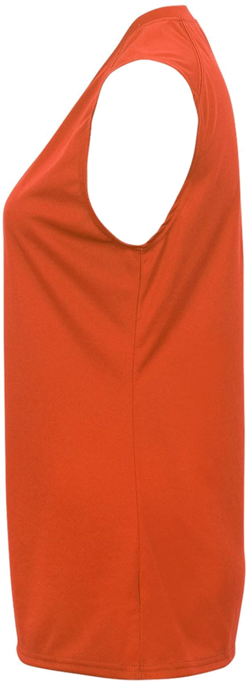 Left View of BA BURNT ORANGE GIRLS B-CORE SLEEVELESS TANK