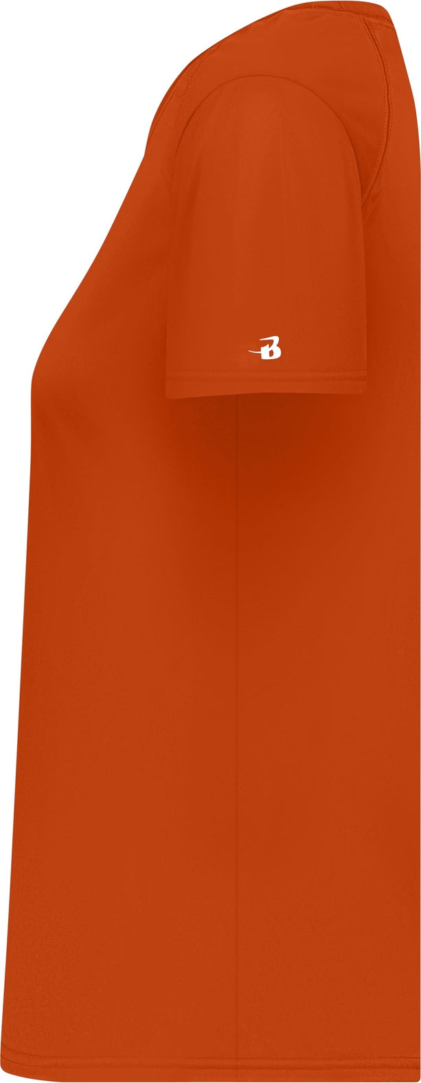 Left View of BA BURNT ORANGE LADIES B-CORE TEE