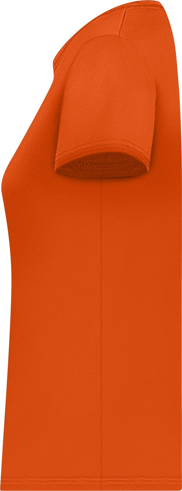 Left View of BA BURNT ORANGE LADIES C2 TEE