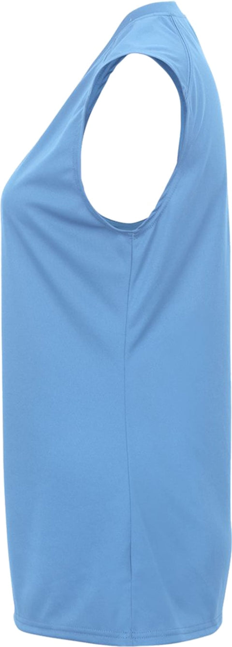 Left View of BA COLUMBIA BLUE GIRLS B-CORE SLEEVELESS TANK