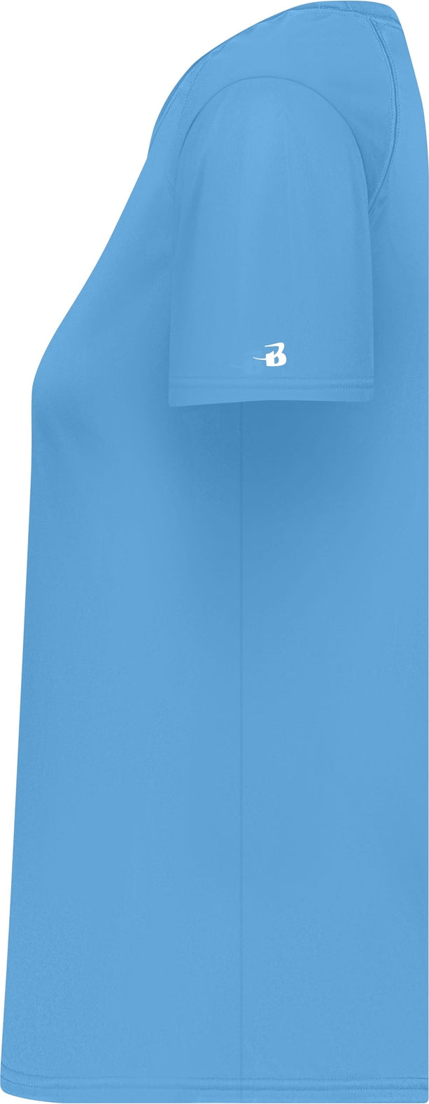 Left View of BA COLUMBIA BLUE LADIES B-CORE TEE