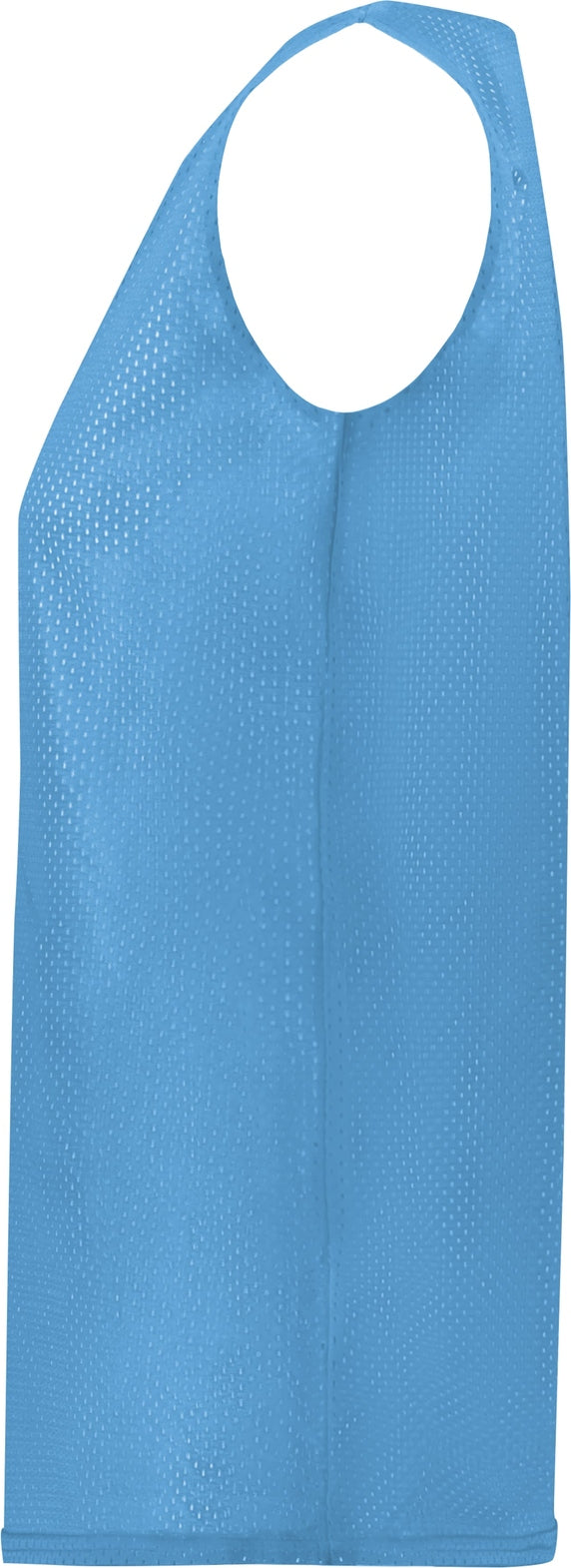 Left View of BA COLUMBIA BLUE/WHITE LADIES MESH REVERSIBLE JERSEY